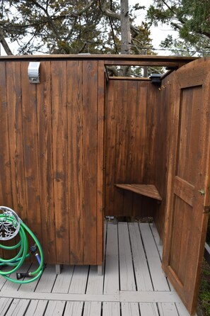 Large outdoor shower