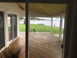 Covered Deck (Patio Set not shown)