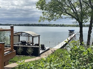 May 2020. New Pergola. Outdoor Kitchen w grill. 
