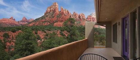 Enjoy the views from the Canyon Breeze Suite #6 private balcony.