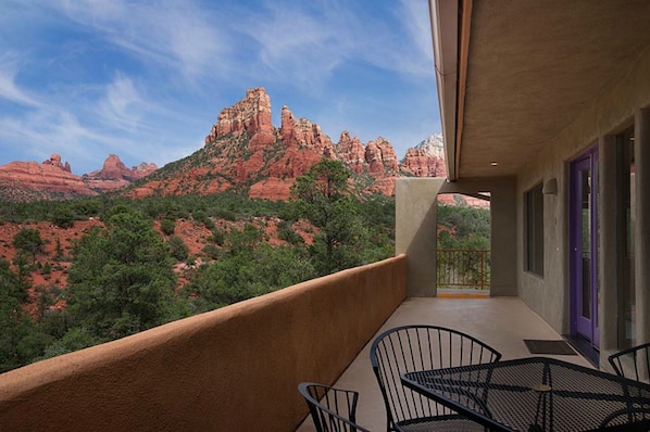 Enjoy the views from the Canyon Breeze Suite #6 private balcony.