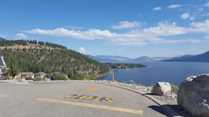 Outside Lake View— View from the upper deck and lower deck