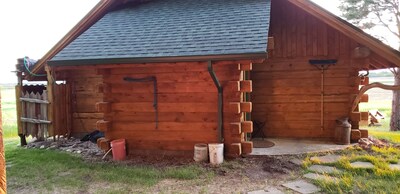 Prairie Cabin Of The Lac Qui Parle "Lake Which Speaks"