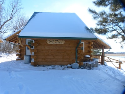 Prairie Cabin Of The Lac Qui Parle "Lake Which Speaks"