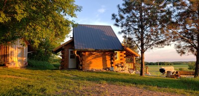 Prairie Cabin Of The Lac Qui Parle "Lake Which Speaks"