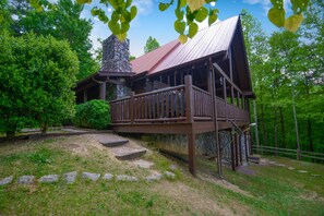 View from back corner of our cabin.