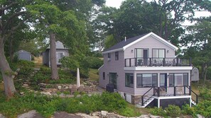 Arial View of House from Water (Pre Construction of New Captian's Quarters