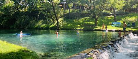 Spring-fed swimming hole