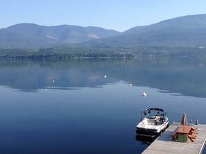 New docks 2016 with picnic tables, ladders and boat cleats