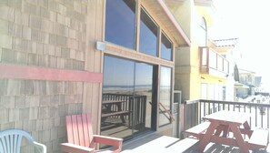 Oceanfront patio