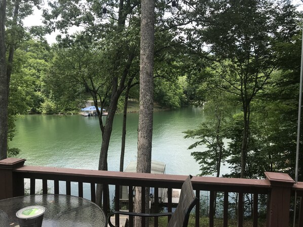 View from deck
