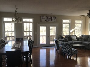 Dining and living room