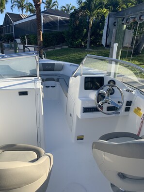 Key West boat dual console