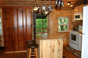 The old picwic closet rebuilt into a pantry