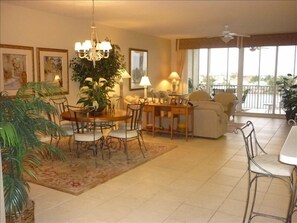 Dining Room, Living Room, and Lanai