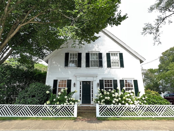 Front of main house at 47 Cooke St Edgartown MA