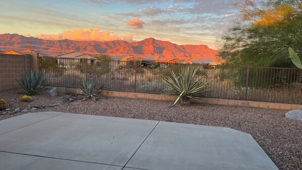 BACK YARD VIEW
