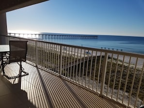 balcony view looking east