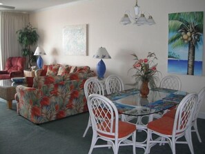 Spacious Living and Dining Area