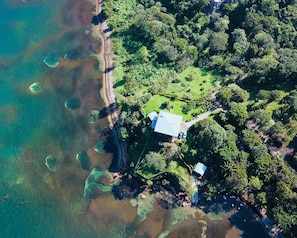 Top view of property from 900ft above courtesy of a drone