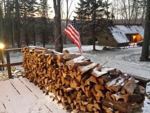 Fox Tail Chalet Stocked Firewood