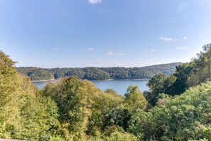 From the deck, beautiful Dale Hollow Lake