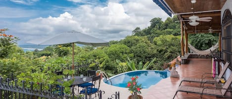 Pacific view over infinity pool