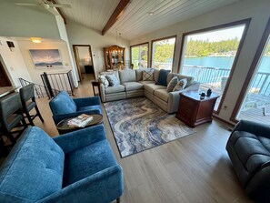 Living Room and top deck area