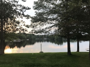 Evenings are peaceful at the lake