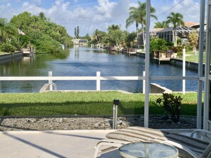 Positioned at the end of the canal with great views all the way down...