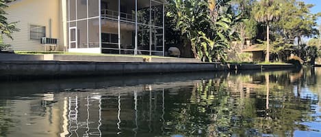 View from the canal, back of the house