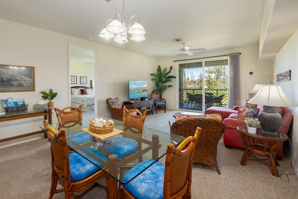 Dining Room and Living Area