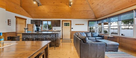 Kitchen and living room