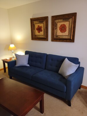Comfortable seating in the living room