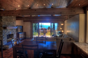 Upstairs is the living space with approx. 580 sq.ft.; WiFi; 55"TV/Firestick