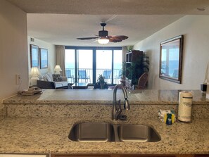 View from the kitchen !  Beautiful !!