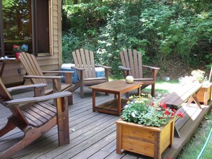 Deck facing lake