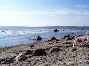 Swim and lounge on our beach, or walk for miles in either direction!