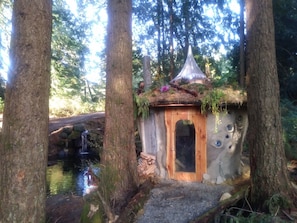 Mush Room Door, Living Roof and Cupola