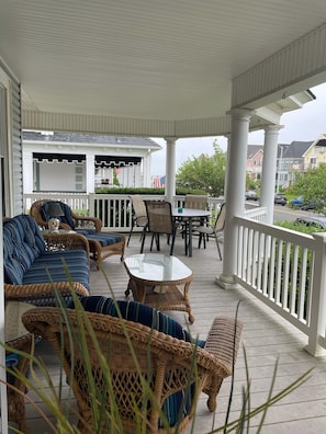 Front Porch with view of ocean