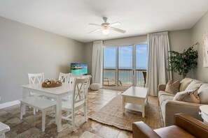 Living area from kitchen