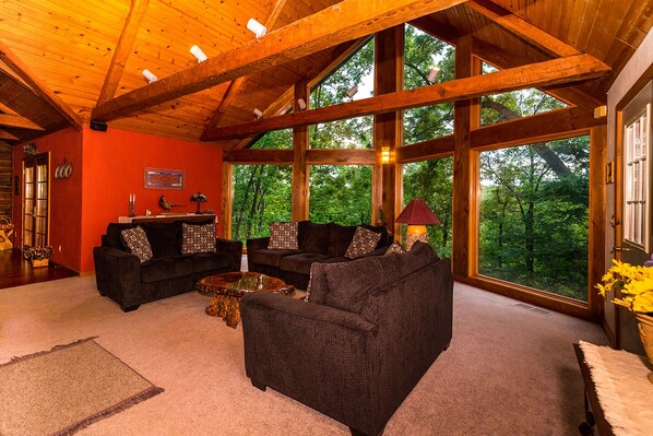 Living Room with a VIEW!