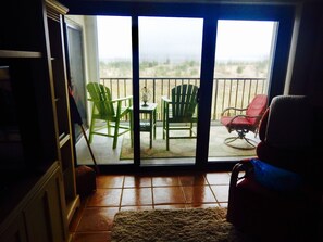 Water view from the living room 