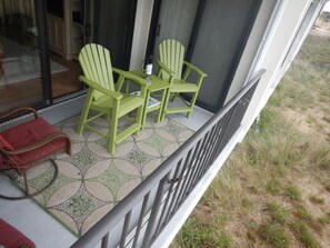 Oceanfront deck