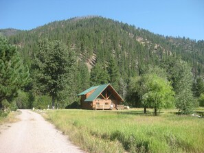 View of Cabin as you come down the driveway.