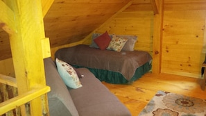 Loft living/sleeping area