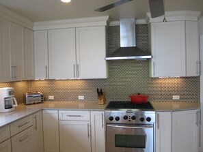 Kitchens - Modern Stainless Steel Appliances & Solid Surface Counter Tops