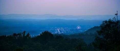 Vue depuis l’hébergement 