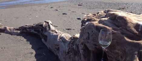 Our house HAS a beach and not just a nice photo!