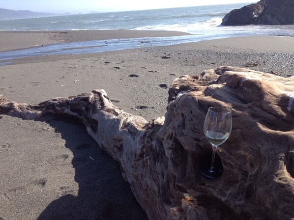 Our house HAS a beach and not just a nice photo!